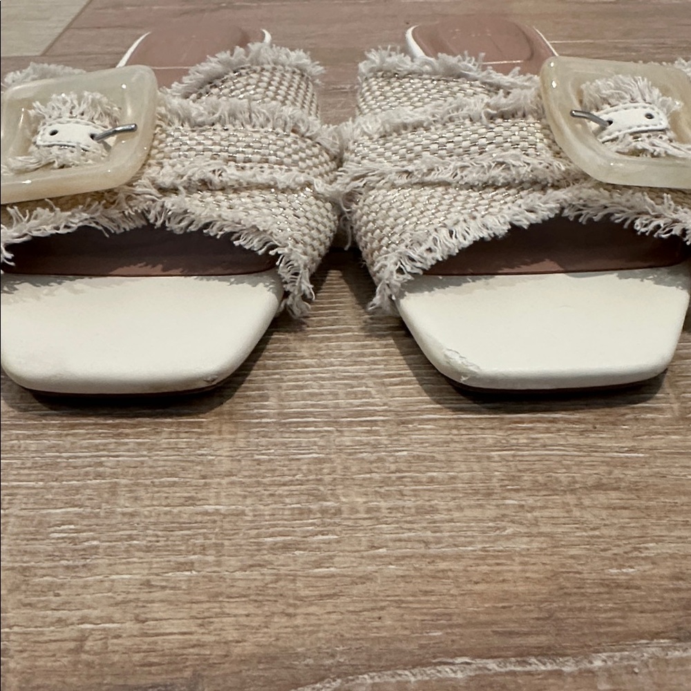 Linea Paolo Lottie Slide Sandal Natural/Gold - Picture 8 of 8